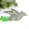 All Joy and Peace Dove Ornament - FMSCMarketplace.org